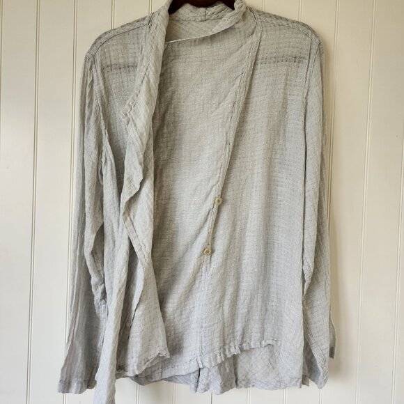 FLAX Linen Shirt or Cardigan - Picture 4 of 11
